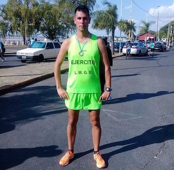 El corredor estuvo 75 días