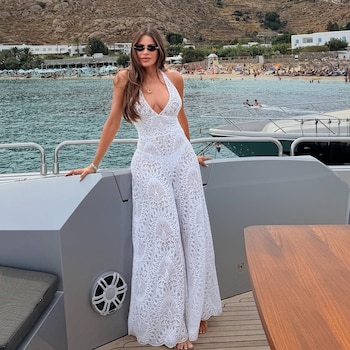 La celebración de cumpleaños se extendió con escalas en Grecia y Mónaco, registradas en la cuenta de Instagram de la Toty - crédito @sofiavergara/Instagram