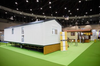 Casas móviles en la primera