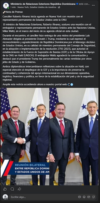 Colaboraciones originales toman forma en debates recientes sobre seguridad, salud y cooperación logística en el contexto de desafíos haitianos y la respuesta internacional.