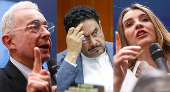 Iván Cepeda cuestionó las prácticas de su rival de la contienda presidencial, Paloma Valencia, y denunció irregularidades contra su candidatura - crédito Colprensa