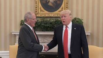 Donald Trump recibió a PPK