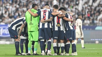 Los futbolistas de Alianza Lima