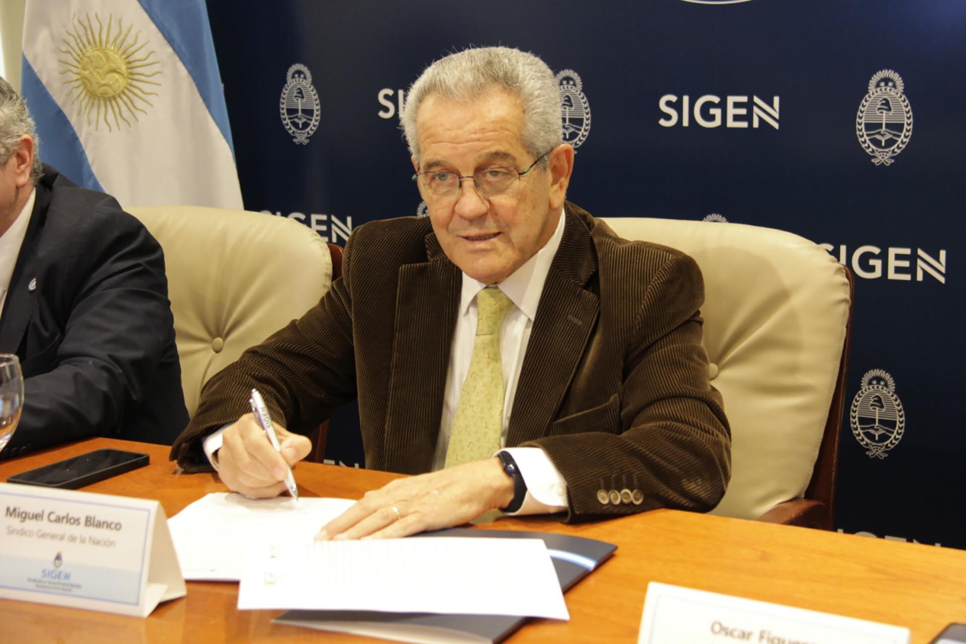 Miguel Blaco fue reemplazado por Alejandro Díaz al frente de la SIGEN