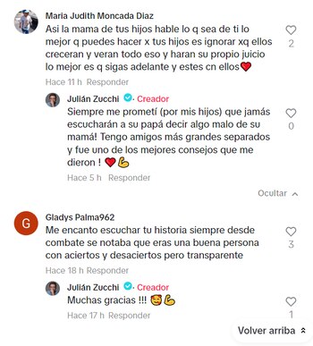 Julián Zucchi responde a Yiddá