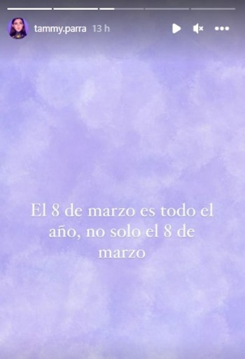 Tammy pidió sororidad ante la