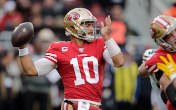 En la imagen un registro de Jimmy Garoppolo, mariscal de campo de los 49ers de San Francisco. EFE/Justin Lane/Archivo