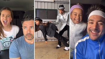 Un padre y su hija se convirtieron en un fenómeno de redes con sus mímicas y ahora ella llega al cine: la historia de Ben y Zara Tate