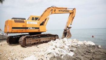 La playa de Santa Marta