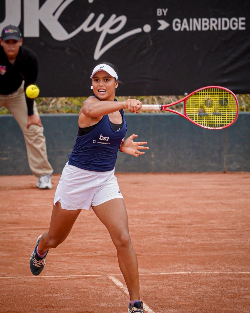 Naná Leme da Silva, de apenas 16 años, fue la gran figura de la serie para Brasil (Fuente: Prensa AAT)