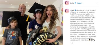Thalía celebró que sus hijos