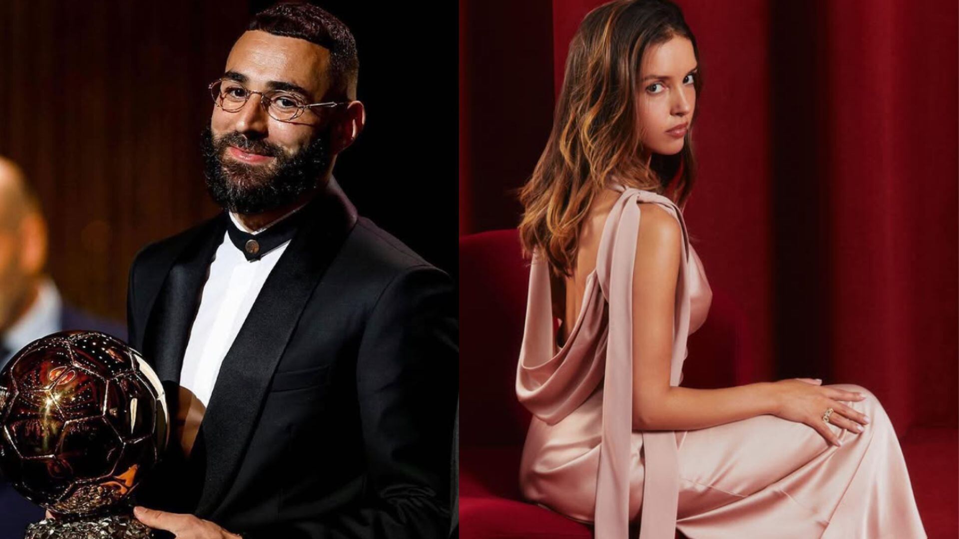 Karim Benzema/Lyna Khoudri. (Instagram)