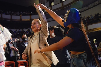 Claudia Sheinbaum - baile - Festival Barrio Adentro