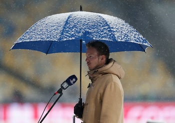 La nieve nunca puso en duda el partido