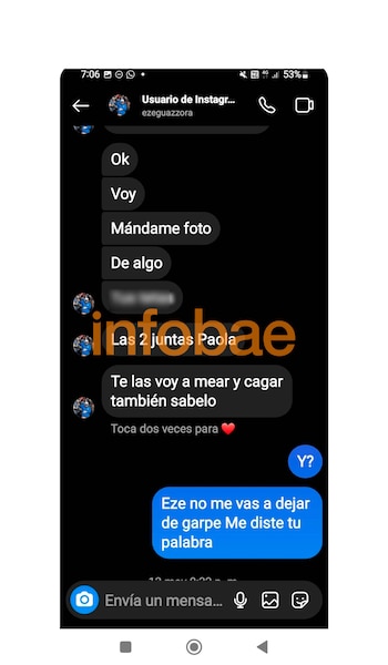 "OK, mandame foto": uno de