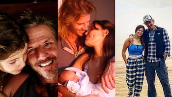 El tierno mensaje de Facundo Arana a su hija India por sus 18 años con imágenes retro junto a María Susini