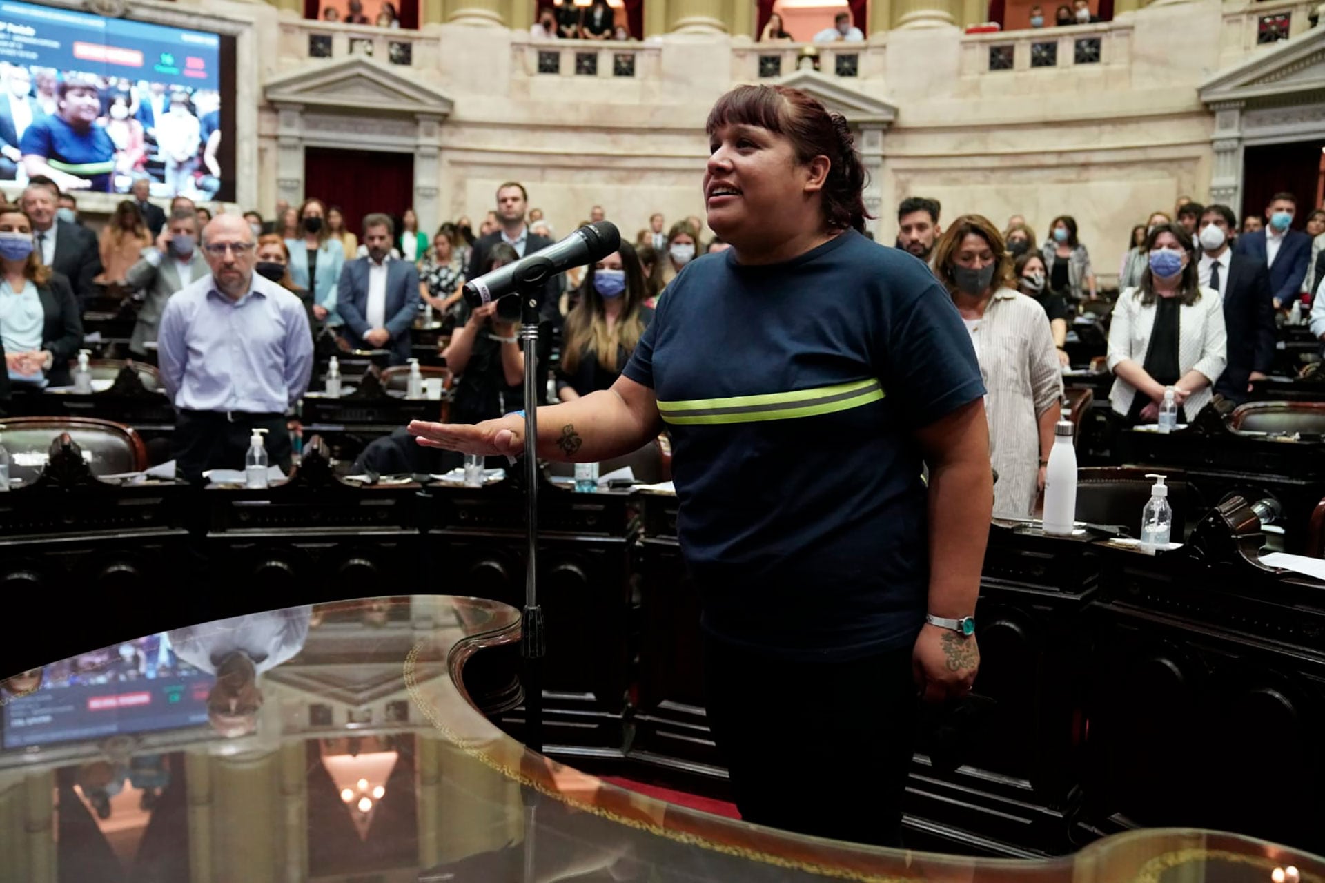La diputada Natalia Zaracho, impulsora del proyecto de ley para fortalecer los clubes de barrio