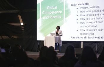 Keishia Thorpe (Cortesía Ministerio de Educación de Tucumán)