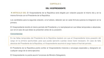 El artículo 202 de la