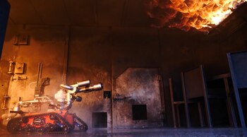 Robot bombero de Inglaterra que