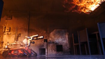 El robot bombero que podría