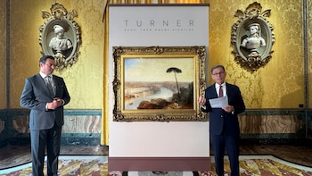 Una obra maestra de Turner vuelve a Roma casi 200 años después: bocetos en la ciudad, huellas del pintor en la tela y un precio que podría batir récords