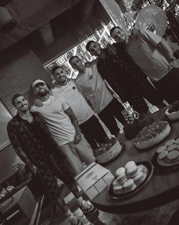 El cumple de Leandro Paredes