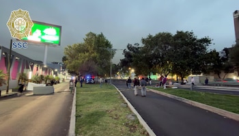 Continúa cerrada la circulación en carriles centrales y laterales de Viaducto Miguel Alemán (@OVIALCDMX)