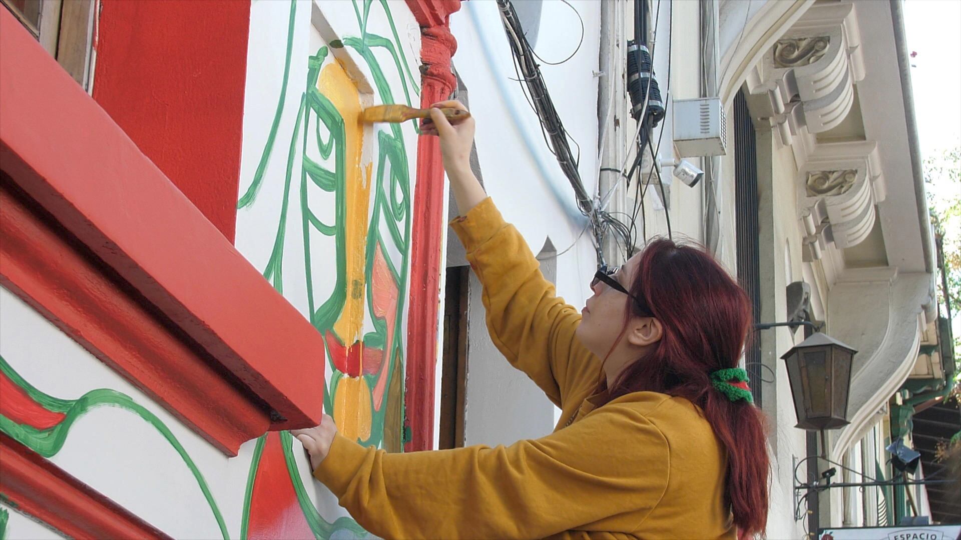 El muralismo político se reactiva para las elecciones presidenciales de Chile