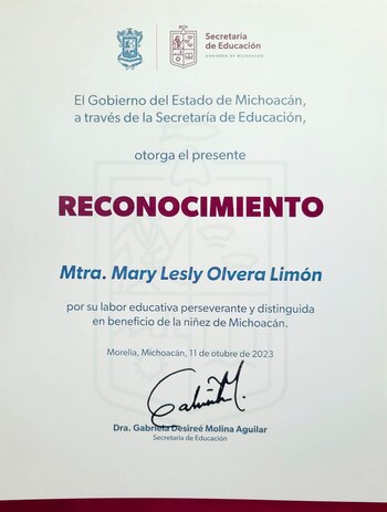 Fue el reconocimiento que recibió