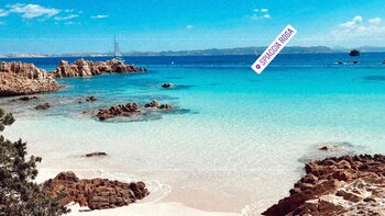 Spiaggia Rosa, una de las