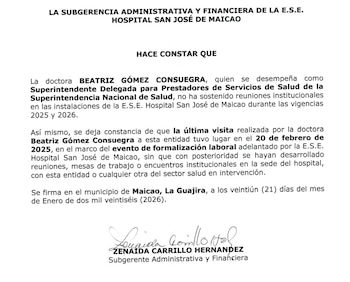 Las instituciones sujetas a control