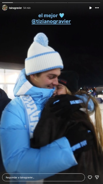 La tierna foto de Taina