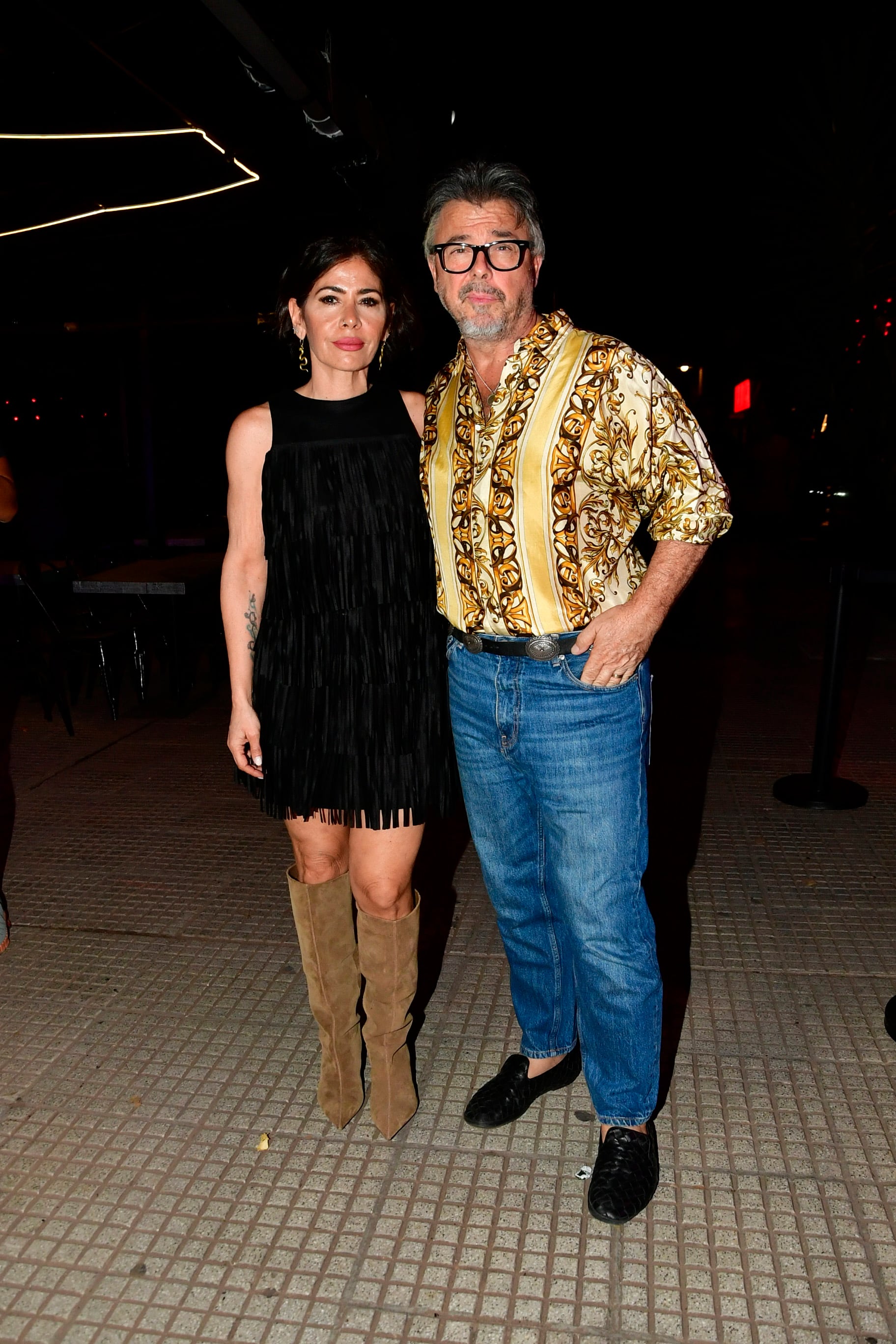 El jurado Donato De Santis acompañado por Micaela Paglayán (RSFotos)