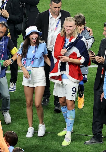 Erling Haaland e Isabel se conocieron en Noruega (Reuters)