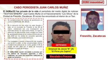 Suman 8 asesinatos de periodistas