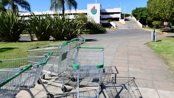 La entrada del shopping Unicenter