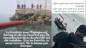 La alerta que manda la Guardia Civil a todos los que estén pensando en cruzar a Ceuta a nado desde Marruecos: “Si te lanzas al mar, probablemente morirás”