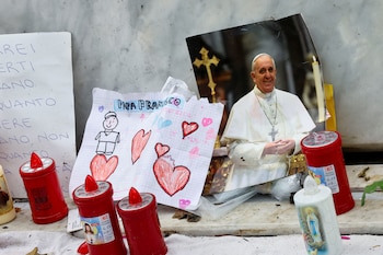 Una foto del Papa Francisco