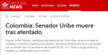 Medios internacionales sobre la muerte