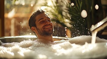 Ducharse con agua dulce tras