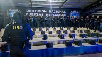 En un segundo golpe al narcotráfico en Honduras: decomisan 746 kilos de cocaína en manglares del sur