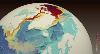 Un trazador de tinte rojo