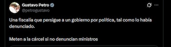 Gustavo Petro - crédito @petrogustavo/X