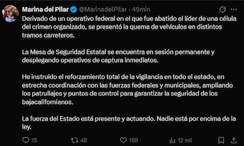 "Derivado de un operativo federal