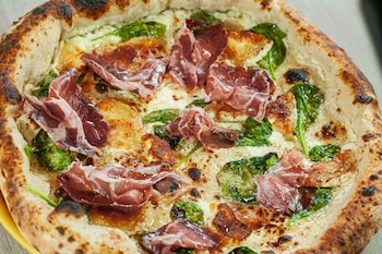 Pizza Coppa del Mondo, en el restaurante Dolce Positano (Cedida)