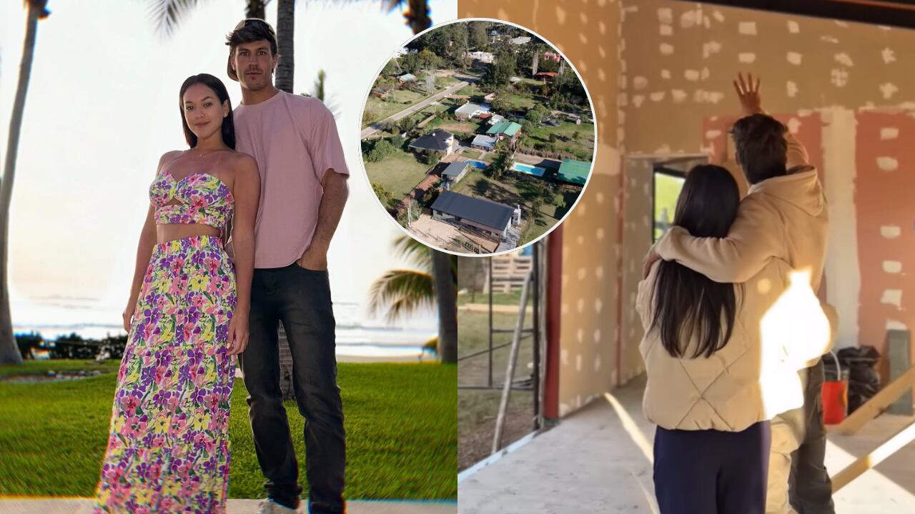 Jazmín Pinedo presume la espectacular casa que construyó en Uruguay junto a Pedro Araujo.