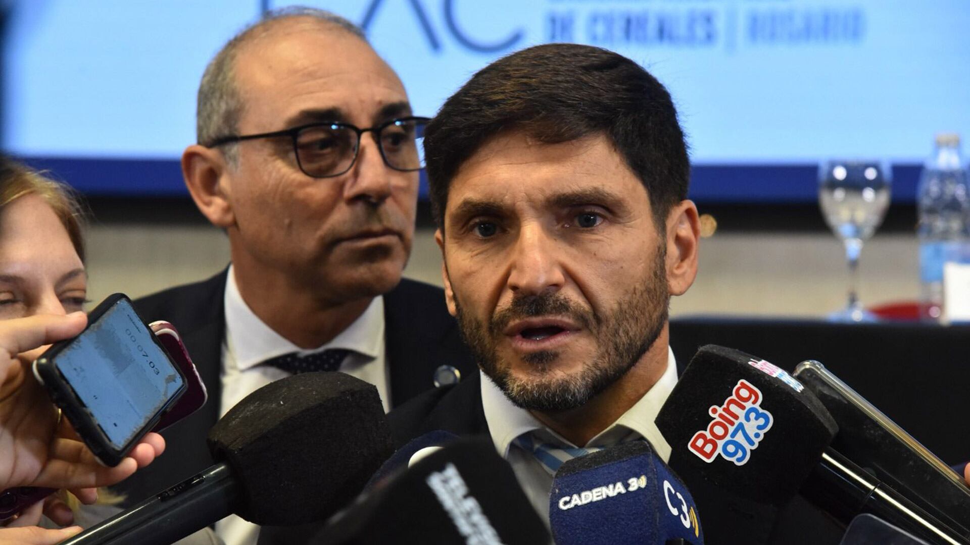 El gobernador Maximiliano Pullaro