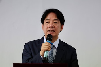 El mandatario taiwanés, William Lai,
