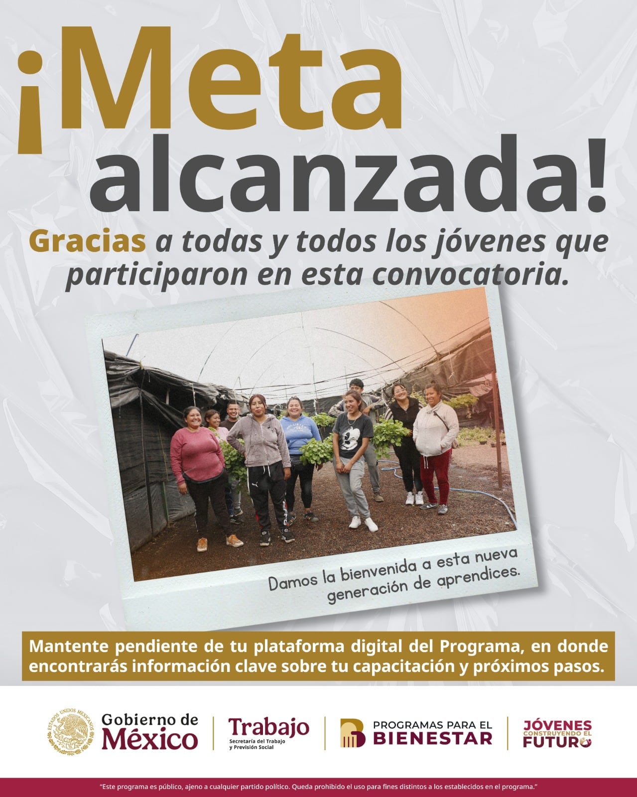 Según indicó la página oficial de los Programas para el Bienestar, Jóvenes Construyendo el Futuro abrirá nuevas inscripciones en el mes de agosto (X@JovConFuturo)